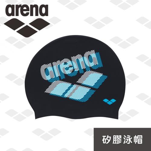arena 矽膠泳帽 AMS0602 舒適矽膠泳帽 防水耐用游泳帽 男女長髮大號護耳泳帽