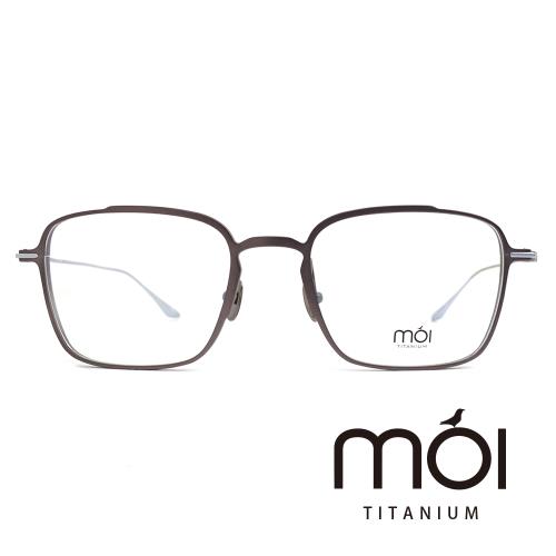 moi取意法語中的意涵－自我 / 純鈦光學眼鏡(咖啡) T003_02