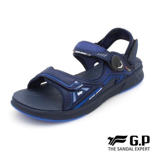 G.P 輕羽量漂浮磁扣兩用涼拖鞋G0785M-藍色(SIZE:39-44 共三色) GP