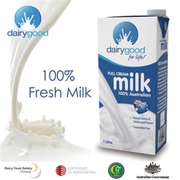 【囍瑞BIOES】倍瑞100%澳洲奶協會全脂鮮奶 - 保久乳(1000ml-18入)