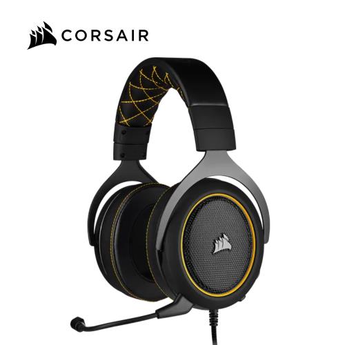 Corsair 海盜船 HS60 PRO SURROUND 電競 耳機麥克風 黃色|CORSAIR海盜船