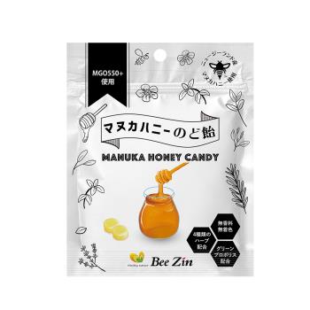 【BeeZin 康萃】日本麥蘆卡蜂蜜潤喉糖x1包(10顆/包)