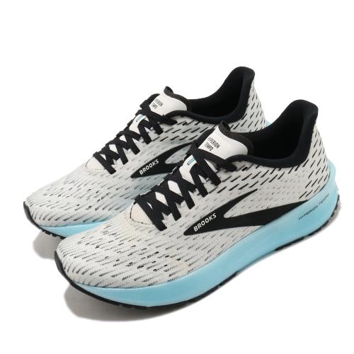 Brooks 慢跑鞋 Hyperion Tempo 運動 女鞋 路跑 緩震 DNA科技 透氣 健身 球鞋 白 黑 1203281B129