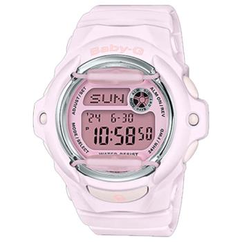 【CASIO 卡西歐】CASIO BABY-G 休閒運動電子女錶 橡膠錶帶 防水200米(BG-169M-4D)