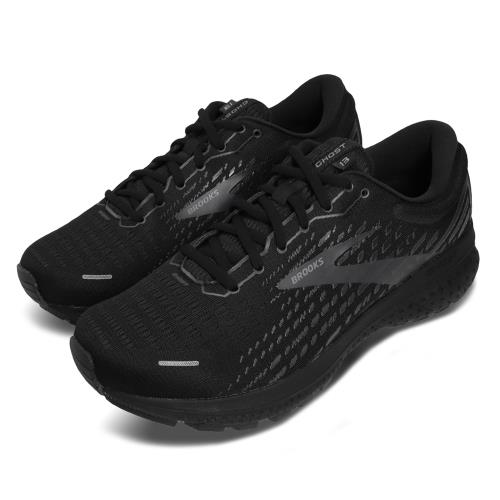 Brooks 慢跑鞋 Ghost 13 4E 超寬楦 運動 男鞋  路跑 緩震 DNA科技 透氣 舒適 黑 灰 1103484E072