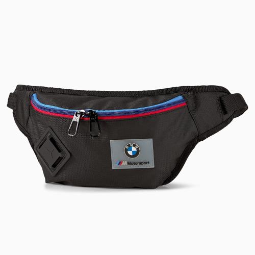 【現貨】PUMA BMW 側背包 腰包 聯名 賽車 黑【運動世界】07790701