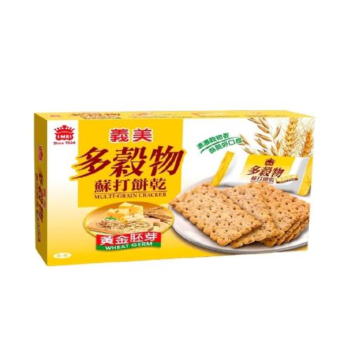 義美 多穀物蘇打餅乾(黃金胚芽)135g