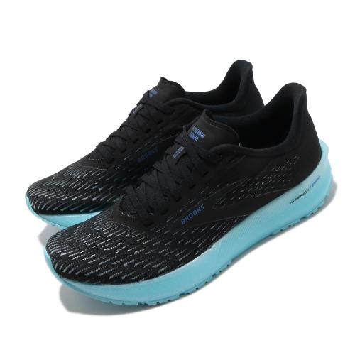 Brooks 慢跑鞋 Hyperion Tempo 運動 女鞋 路跑 緩震 DNA科技 透氣 健身 球鞋 黑 藍 1203281B082