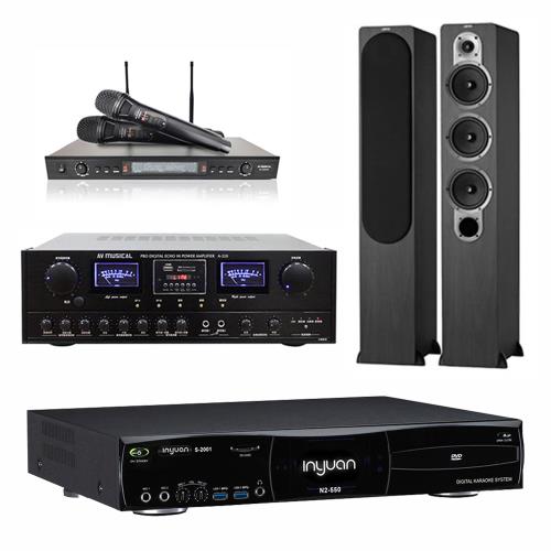 音圓 S-2001 N2-550點歌機4TB+AV MUSICAL A-860+DoDo Audio SR-889PRO+JAMO S428(黑)