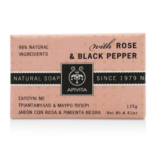 艾蜜塔 玫瑰胡椒天然手工皂 Natural Soap With Rose & Black Pepper 125g/4.41oz