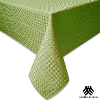 《M.B.H─莫卡小格》緹花防潑水桌巾(綠)(140x180cm)