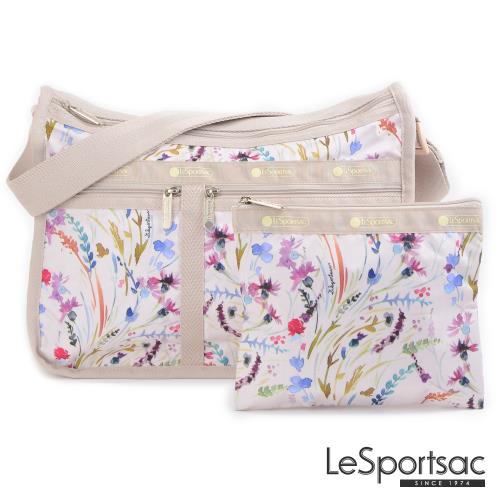 LeSportsac - Standard雙口袋A4大書包/附化妝包 (微風之花)