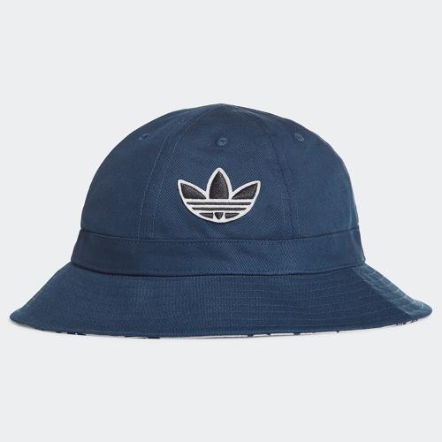 【現貨】Adidas LOGO 帽子 漁夫帽 雙面戴 流行 休閒 藍【運動世界】GN2255