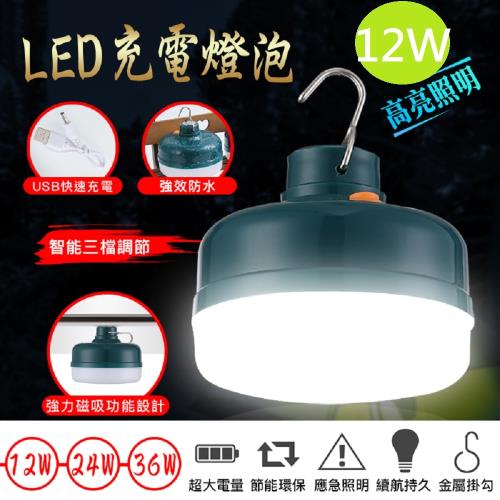 DaoDi USB三檔可調LED充電燈泡 12W