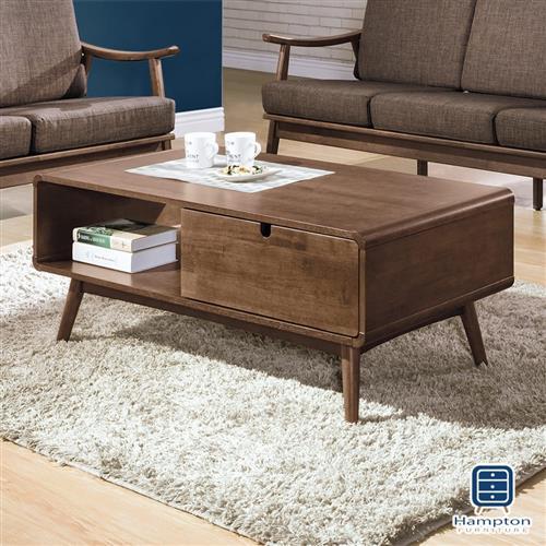 【Hampton 漢汀堡】崔維斯淺胡桃大茶几-110*55*45cm