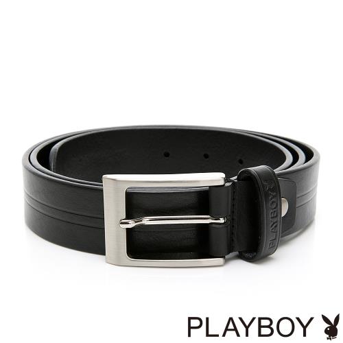 PLAYBOY- 皮帶 皮帶系列-黑色