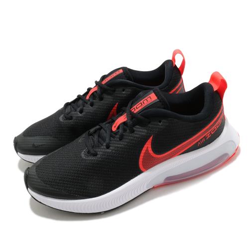 Nike 慢跑鞋 Air Zoom Arcadia 女鞋 氣墊 舒適 避震 路跑 健身 球鞋 黑 紅 CK0715003 [ACS 跨運動]