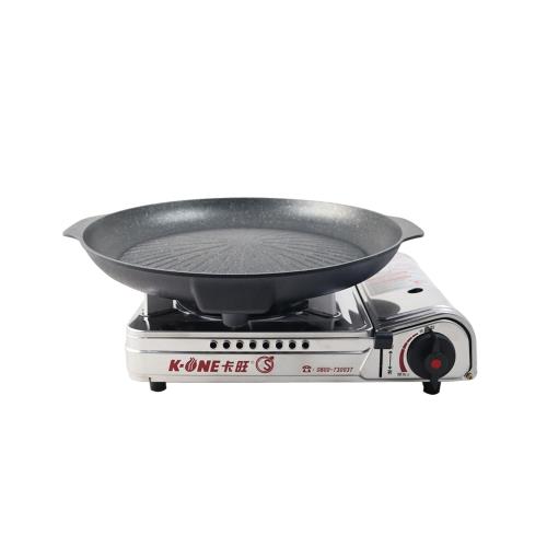 卡旺K1-A011SCD攜帶式卡式爐+韓國最新火烤兩用烤盤(圓弧盤)