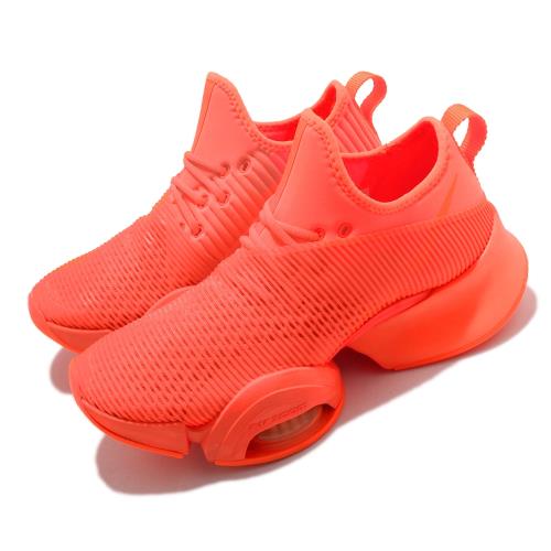 Nike 訓練鞋 Zoom SuperRep 運動 女鞋 襪套 氣墊 舒適 避震 路跑 健身房 橘 BQ7043888 [ACS 跨運動]