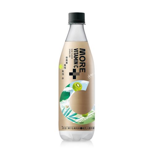【味丹】多喝水MORE+氣泡水(奇異果風味)560ml(24瓶/箱)
