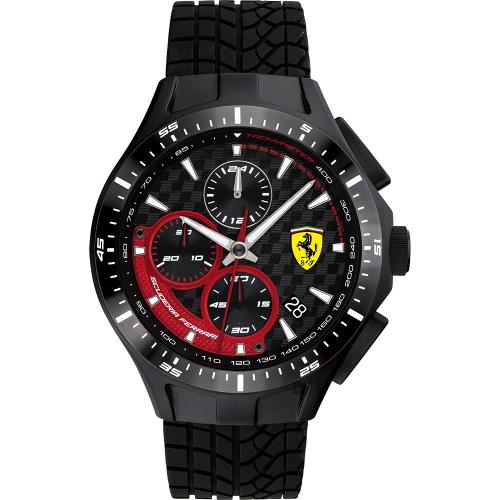 ScuderiaFerrari法拉利賽車急速計時手錶-44mmFA0830696