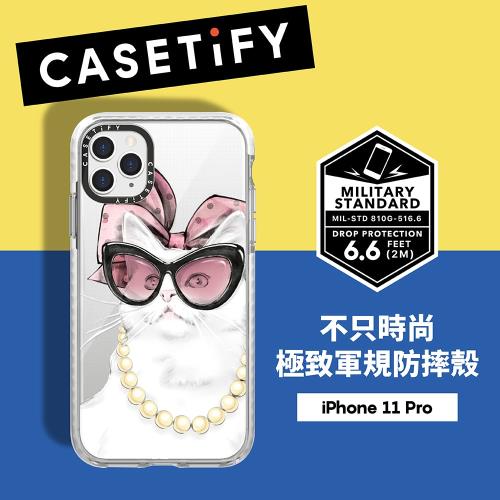 Casetify iPhone 11 Pro 耐衝擊保護殼-名媛貓