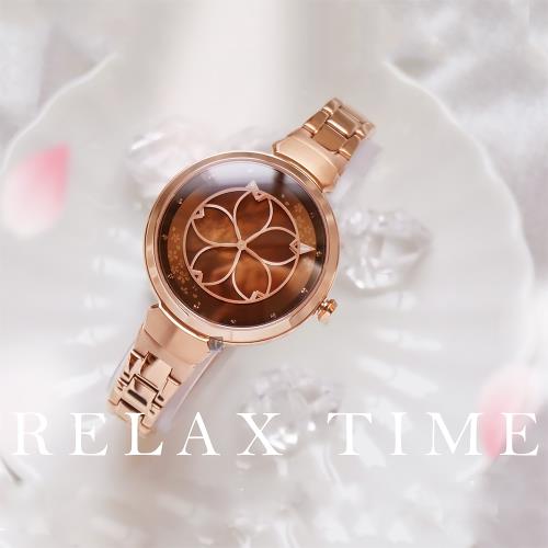 RELAX TIME 年度設計錶款 綻放系列 櫻花手錶(RT-72-5)