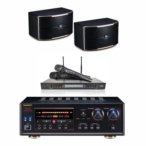 卡拉OK套組 NaGaSaKi DSP-A1II擴大機+DoDo Audio SR-889PRO 無線麥克風+JBL Pasion 8喇叭