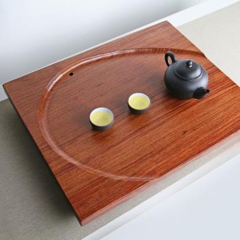 生活禪「簡約」紅花梨禪風實木茶盤 (47x38x6cm) B02-033/臺灣工藝