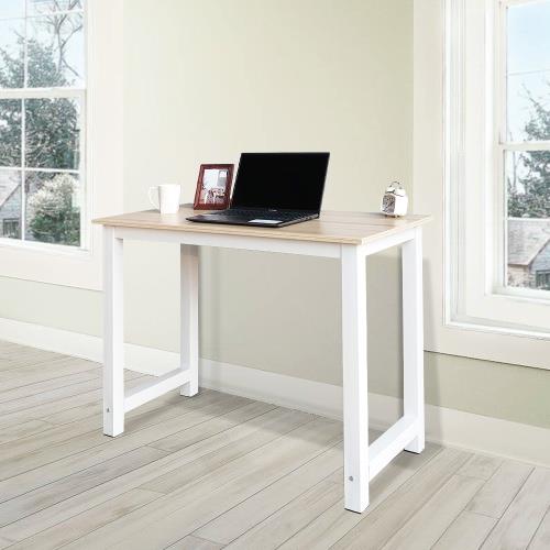 [生活藏室]質感木紋桌面工作桌-100cm寬
