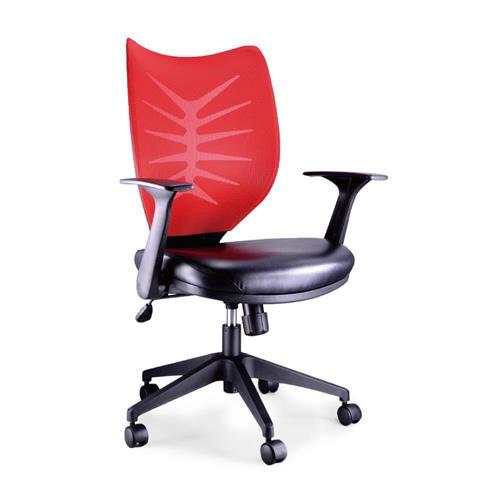 【韓菲】福特斯旋轉扶手氣壓傾仰式辦公椅DIY-67x56x97~104cm(黑皮座)