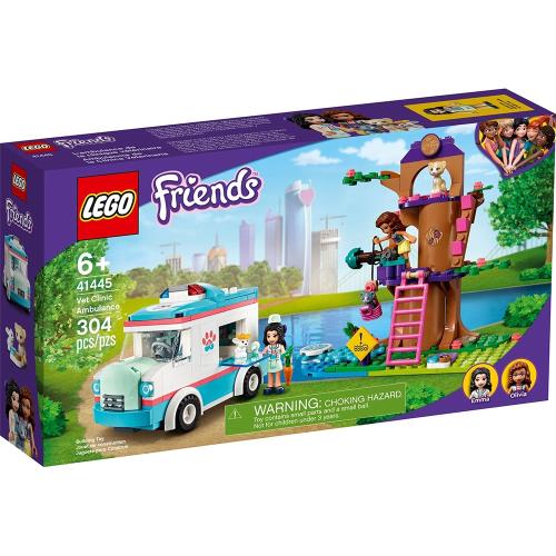 LEGO樂高積木 41445 202103 Friends 姊妹淘系列 - 獸醫診所救護車