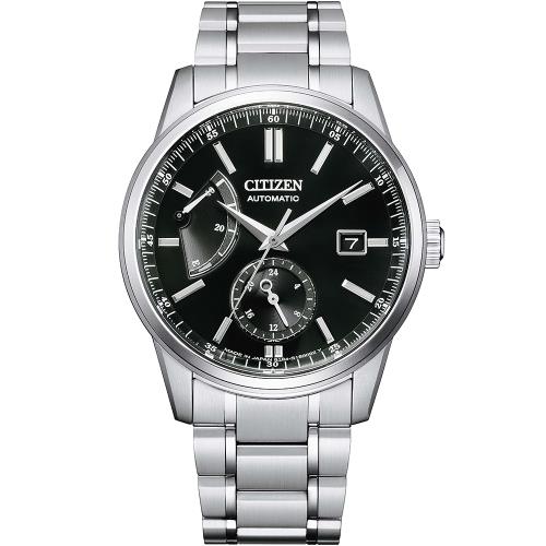 CITIZEN 星辰 正能量動儲紳士機械錶/黑/40.5mm/NB3001-53E