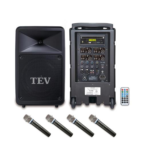 TEV 台灣電音TA780-CD-4 CD/藍芽/USB/SD雙頻無線擴音機