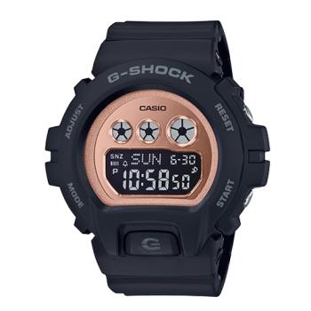 【CASIO 卡西歐】G-SHOCK 時尚電子女錶 橡膠錶帶 防水200米(GMD-S6900MC-1)