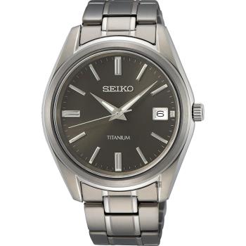 SEIKO精工CS鈦金屬簡約手錶-40mm6N52-00B0D(SUR375P1)