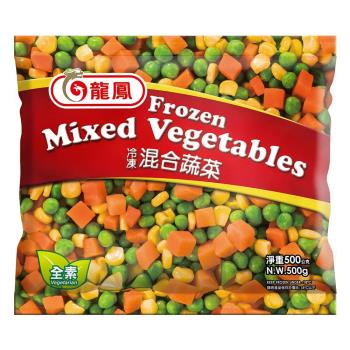 龍鳳FM 冷凍三色混合蔬菜(500g/包)