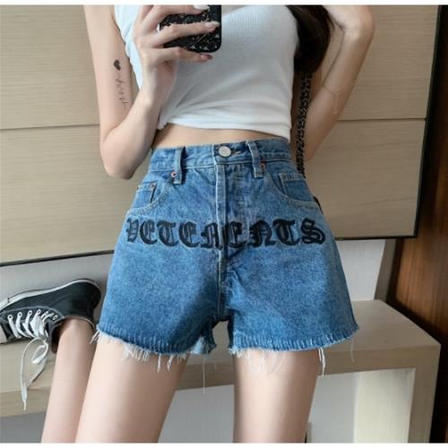 高腰顯瘦韓版牛仔短褲