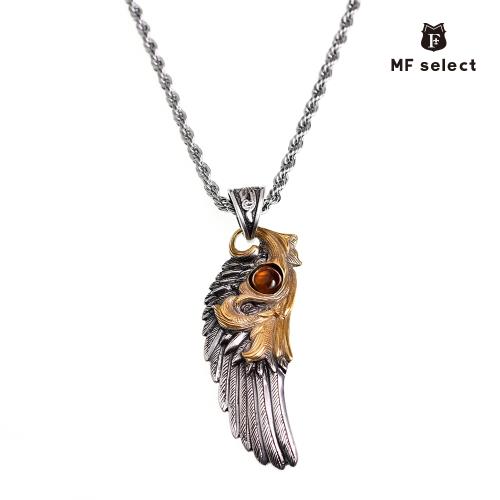 【MF select】如虎添翼 造型項鍊 不鏽鋼項鍊 (NLAJA1147N)