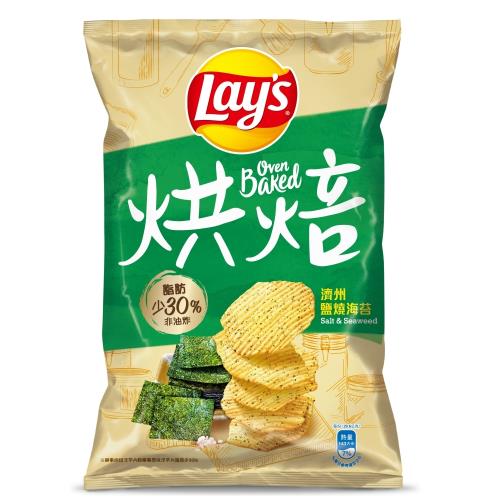樂事烘焙波浪濟州鹽燒海苔89G/包