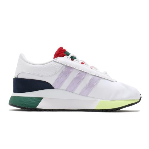 adidas 休閒鞋SL Andridge 女鞋愛迪達三葉草厚底微增高穿搭白紅FV7784 [ACS 跨運動]|休閒運動鞋|ETMall東森購物網