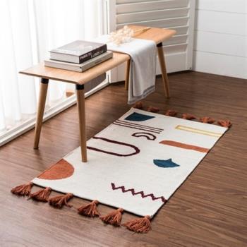 hoi!好好生活 帕特爾印度手工編織地毯-幾何色塊-120x180cm