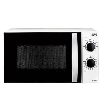  SANLUX 臺灣三洋 EM-20MTA 機械式微波爐，容量 20L，採用微波加熱方式，具備解凍功能及轉盤設計，適閤家用快速加熱食物。側開門操作便利，功率 1100W，電壓 110V / 60Hz，本體尺寸 W456 x D340 x H265 mm。保固一年，產地中國。選購臺灣三洋微波爐，享受高效便利的廚房生活！以上規格以實際出貨為準。 