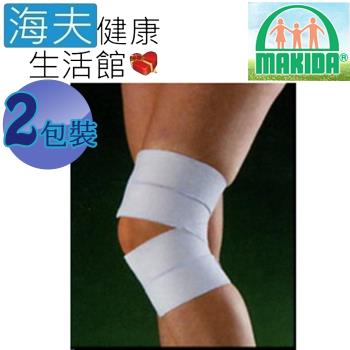 MAKIDA四肢護具 (未滅菌)【海夫健康生活館】吉博 自黏式 膝護帶 雙包裝(106)