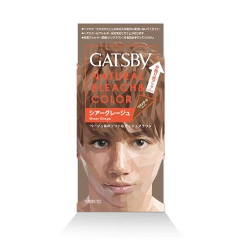 GATSBY無敵顯色染髮霜(透視灰米)(雙氧乳70ml 染髮霜35g)
