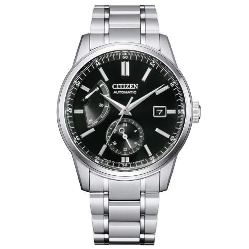 CITIZEN 星辰 Mechanical特殊正能量動儲機械紳士腕錶機械錶設計40.5mm黑色(NB3001-53E)