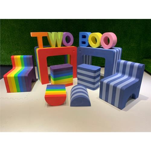 Two-boo 二寶地墊 北歐小象積木桌椅