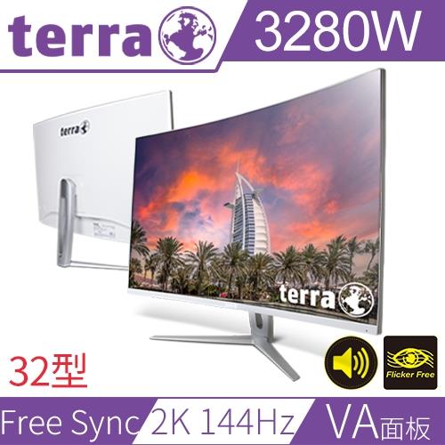 Terra沃特曼 3280W 32型 VA面板 WQHD曲面電競螢幕