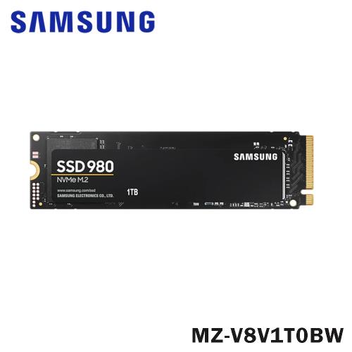 SAMSUNG 三星980 PCIe 3.0 NVMe M.2 固態硬碟1TB MZ