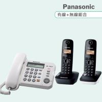 Panasonic 松下國際牌數位子母機電話組合 KX-TS580+KX-TG1612 (經典白+黑白雙配色)